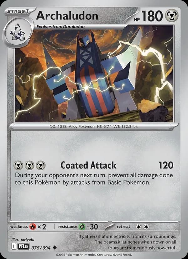 Archaludon, carta 075 de Phantasmal Flames