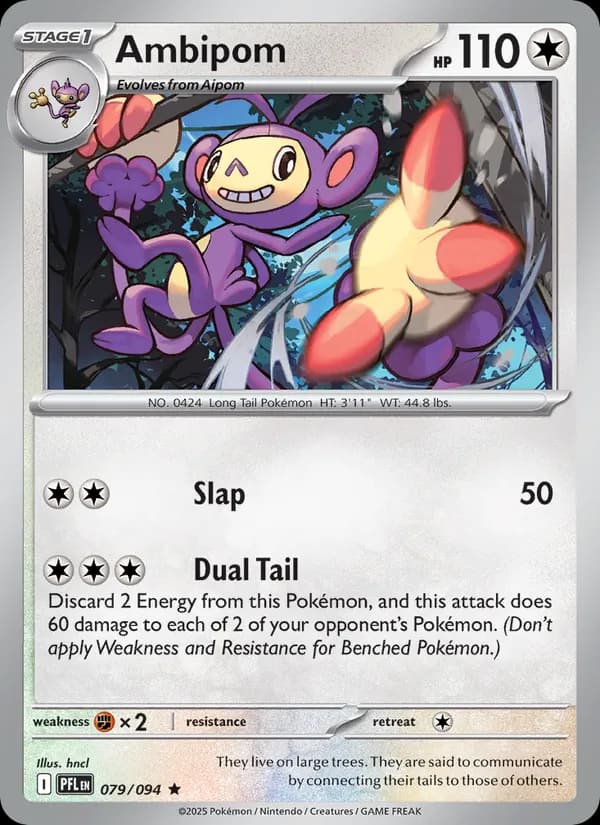Ambipom, carta 079 de Phantasmal Flames
