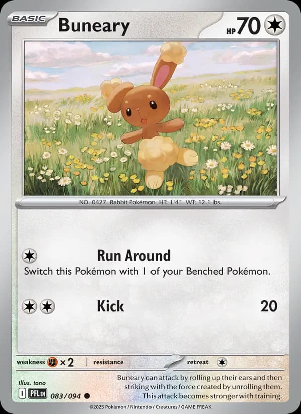 Buneary, carta 083 de Phantasmal Flames