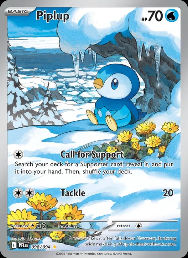Piplup, carta 098 de Phantasmal Flames