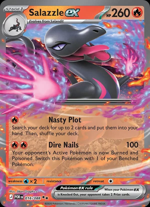 Salazzle ex, carta 016 de Perfect Order