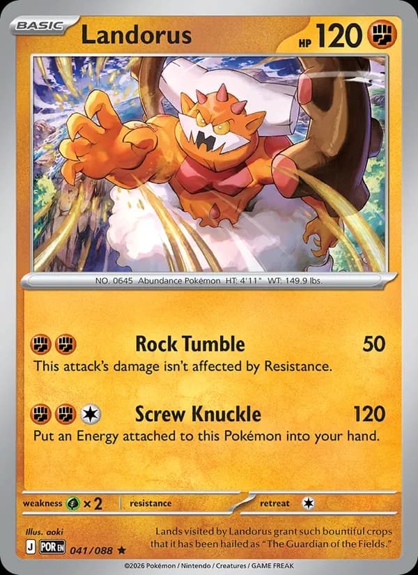 Landorus, carta 041 de Perfect Order