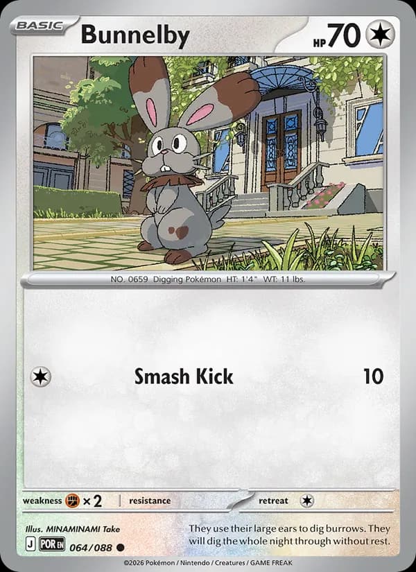 Bunnelby, carta 064 de Perfect Order