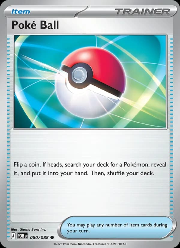 Poké Ball, carta 080 de Perfect Order