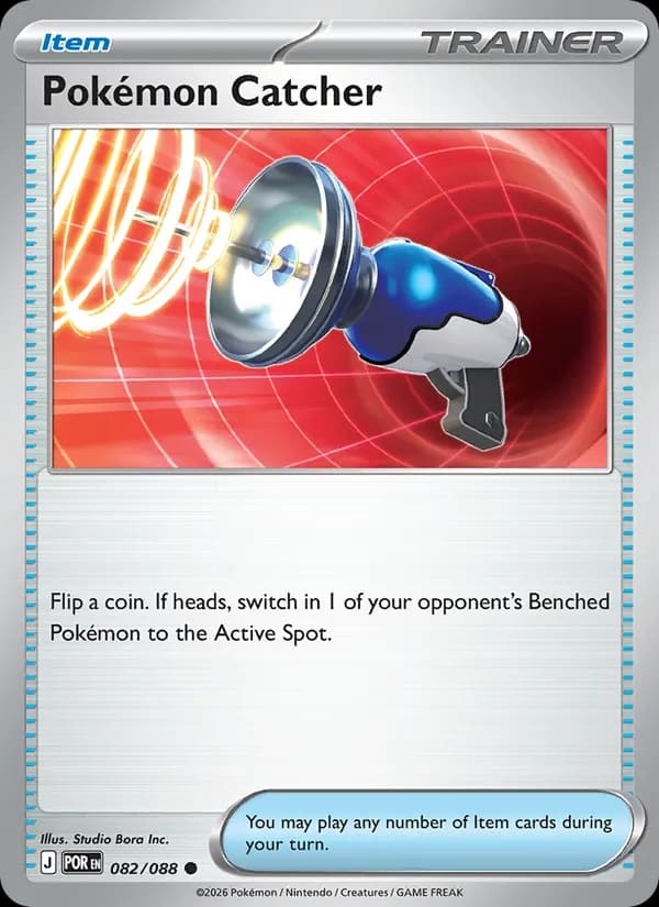 Pokémon Catcher, carta 082 de Perfect Order