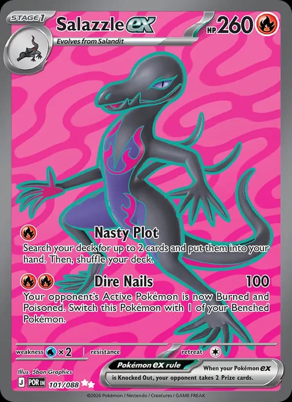 Salazzle ex, carta 101 de Perfect Order