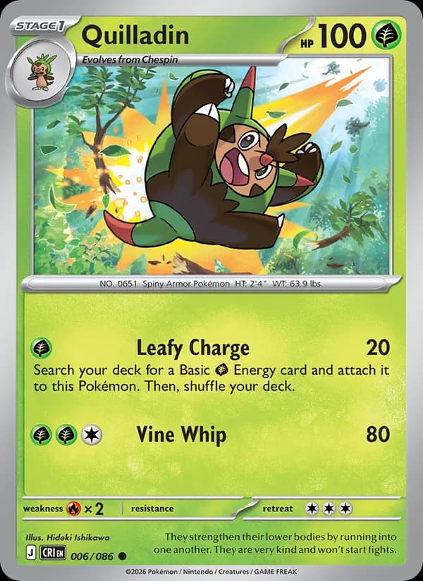 Quilladin, carta 006 de Chaos Rising