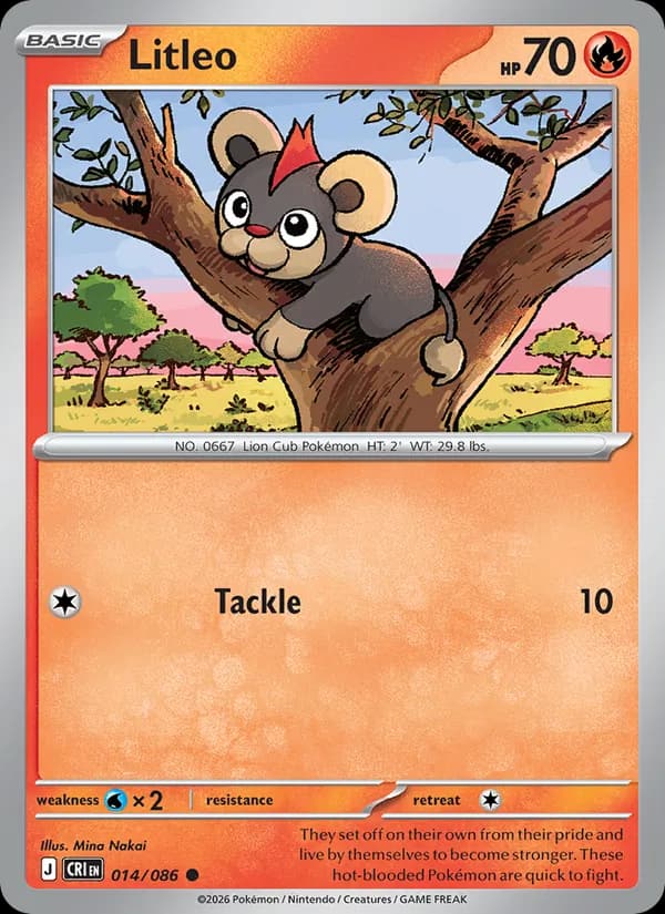 Litleo, carta 014 de Chaos Rising