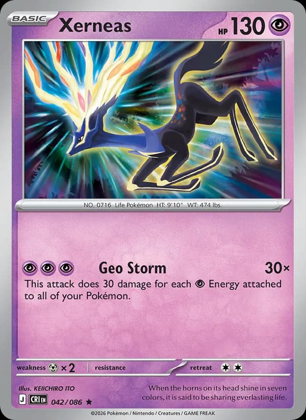 Xerneas, carta 042 de Chaos Rising