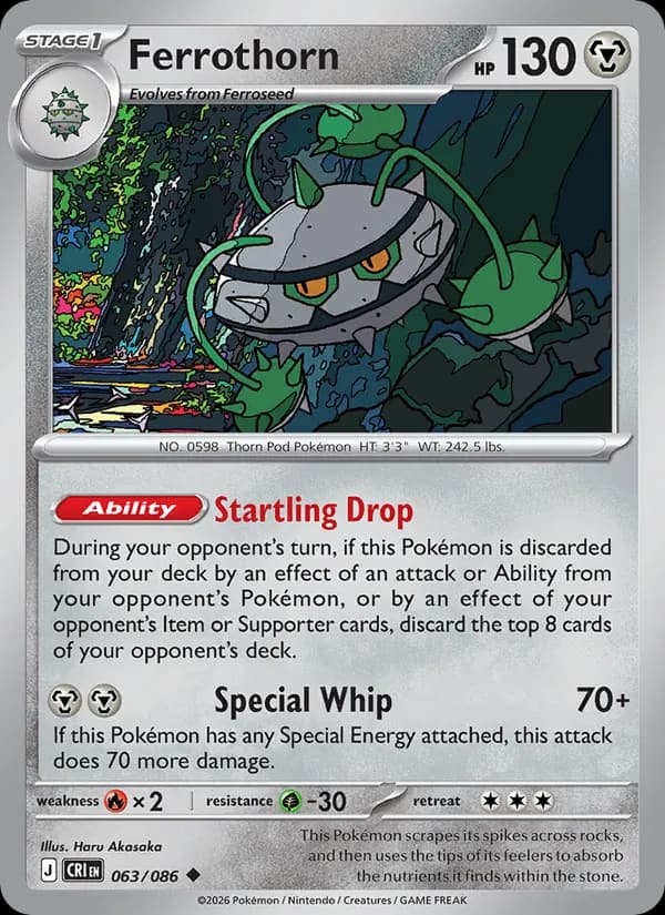 Ferrothorn, carta 063 de Chaos Rising