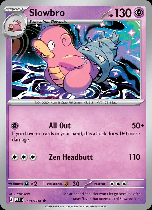 Slowbro, carta 030 de Pitch Black
