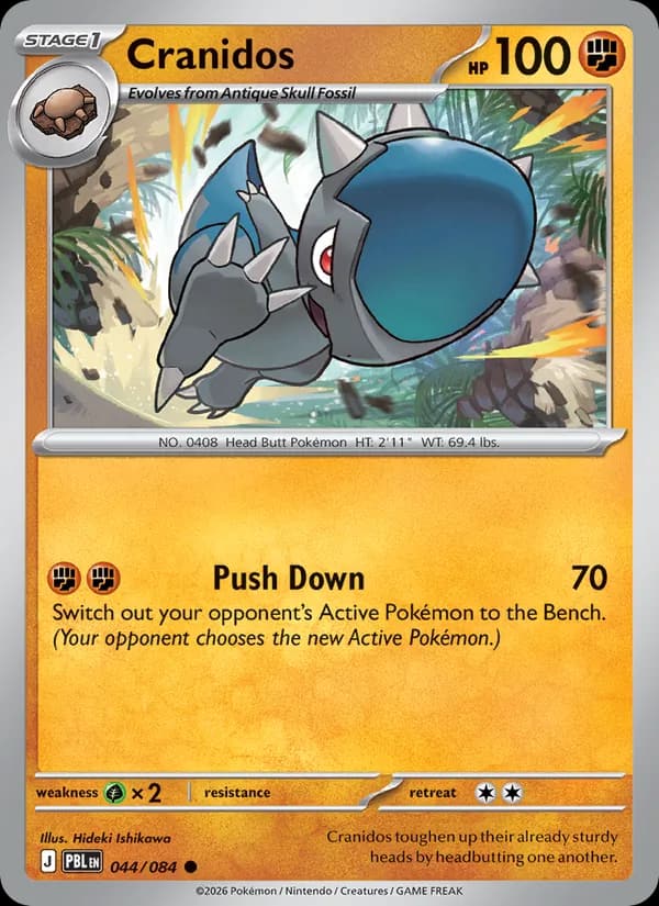 Cranidos, carta 044 de Pitch Black