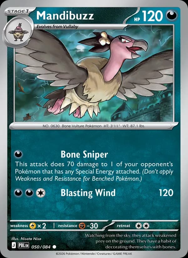 Mandibuzz, carta 050 de Pitch Black