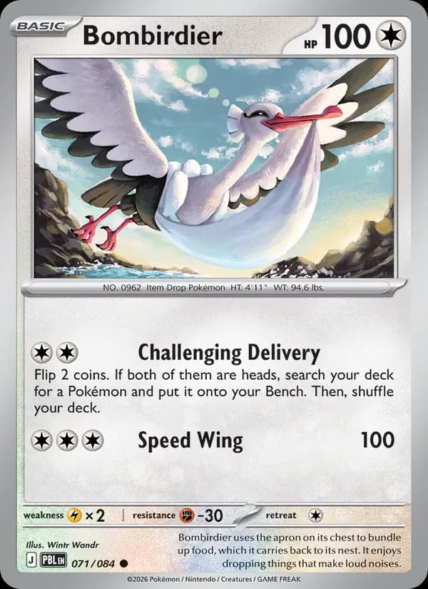 Bombirdier, carta 071 de Pitch Black