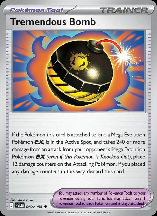 Tremendous Bomb, carta 082 de Pitch Black