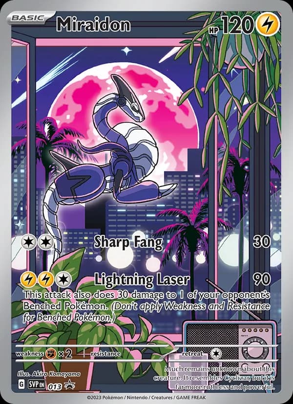Miraidon, carta 013 de SVP Black Star Promos