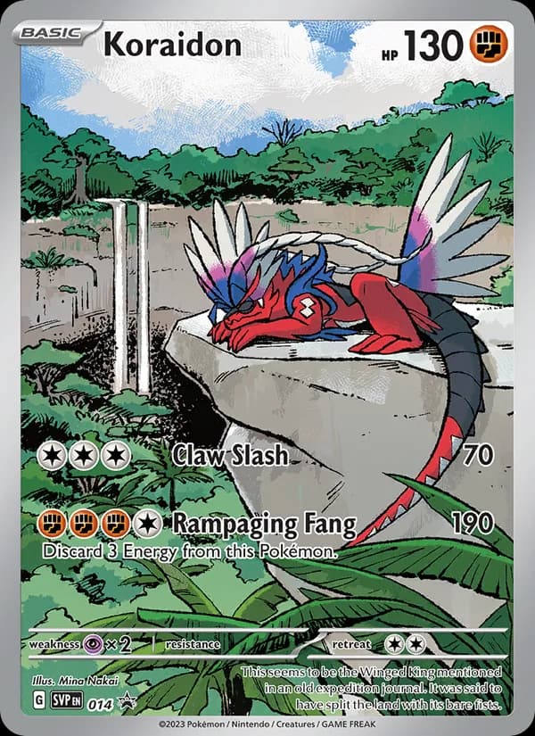 Koraidon, carta 014 de SVP Black Star Promos