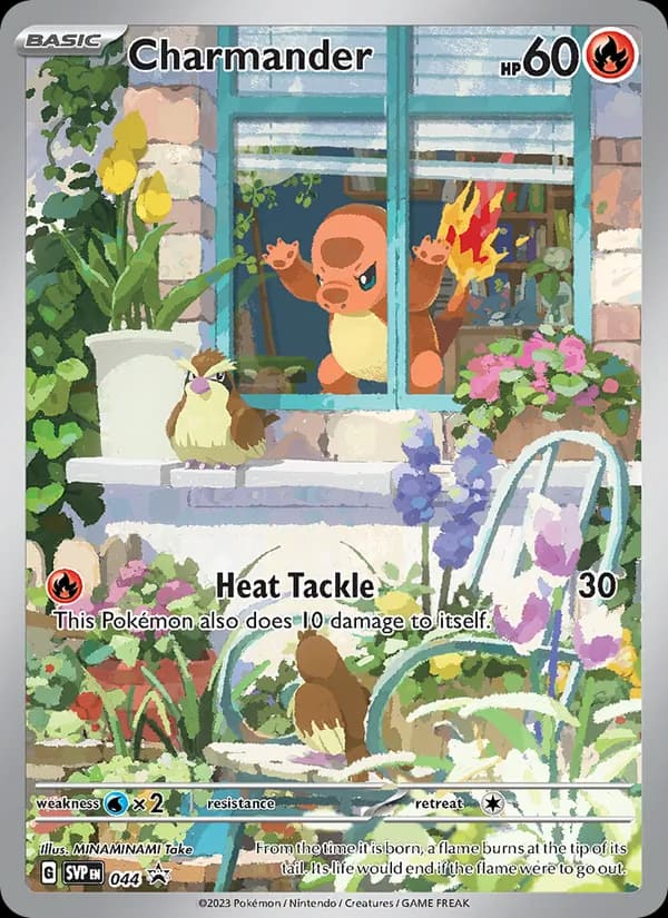 Charmander, carta 044 de SVP Black Star Promos