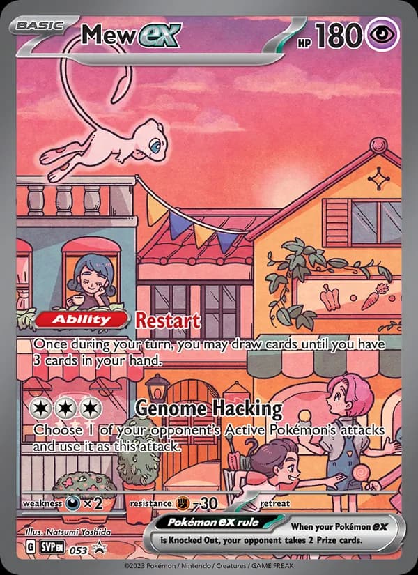Mew ex, carta 053 de SVP Black Star Promos