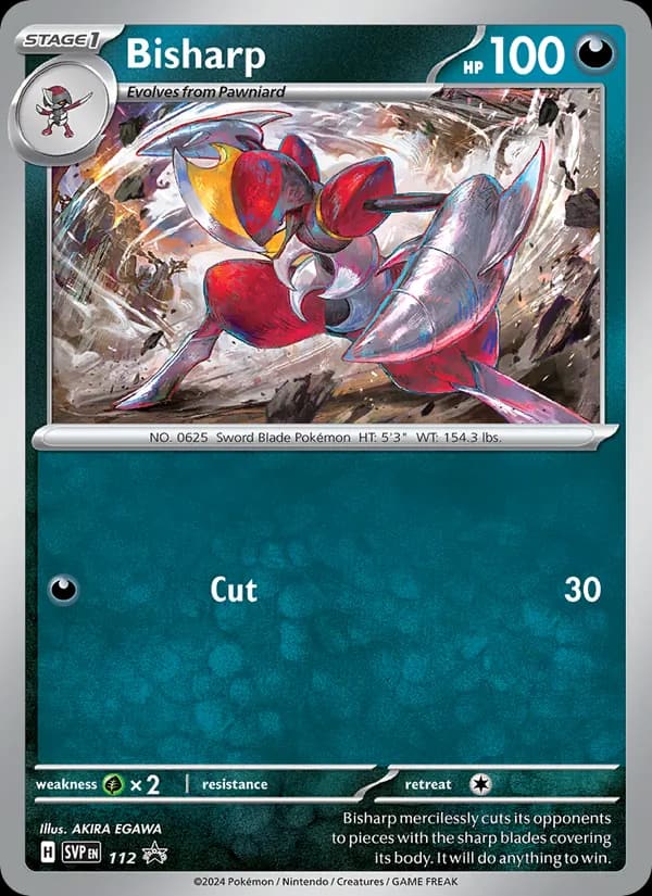 Bisharp, carta 112 de SVP Black Star Promos