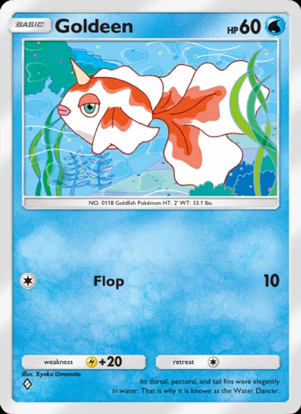 Goldeen, carta 072 de Genetic Apex