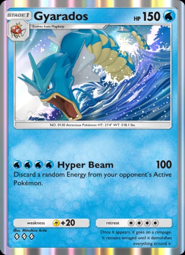 Gyarados, carta 078 de Genetic Apex
