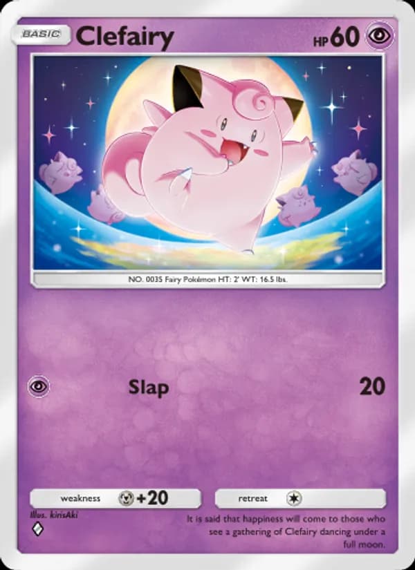 Clefairy, carta 113 de Genetic Apex