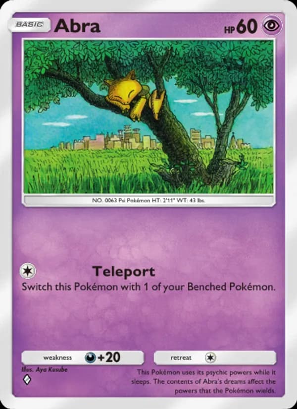 Abra, carta 115 de Genetic Apex