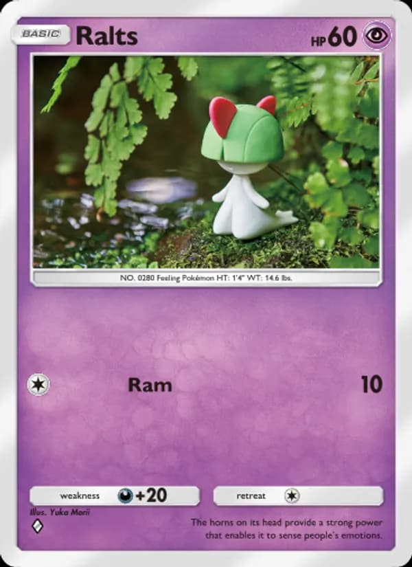 Ralts, carta 130 de Genetic Apex
