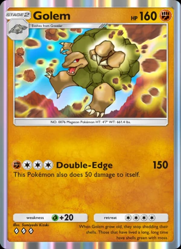 Golem, carta 149 de Genetic Apex