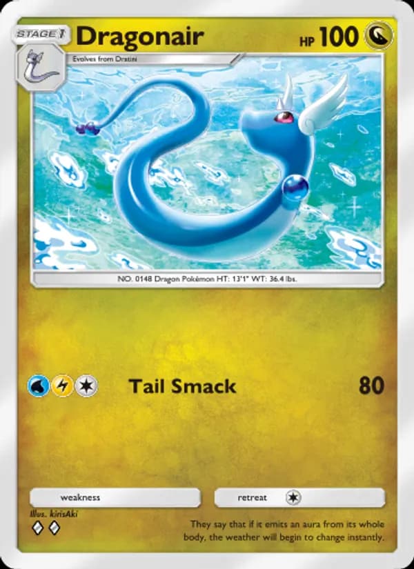 Dragonair, carta 184 de Genetic Apex