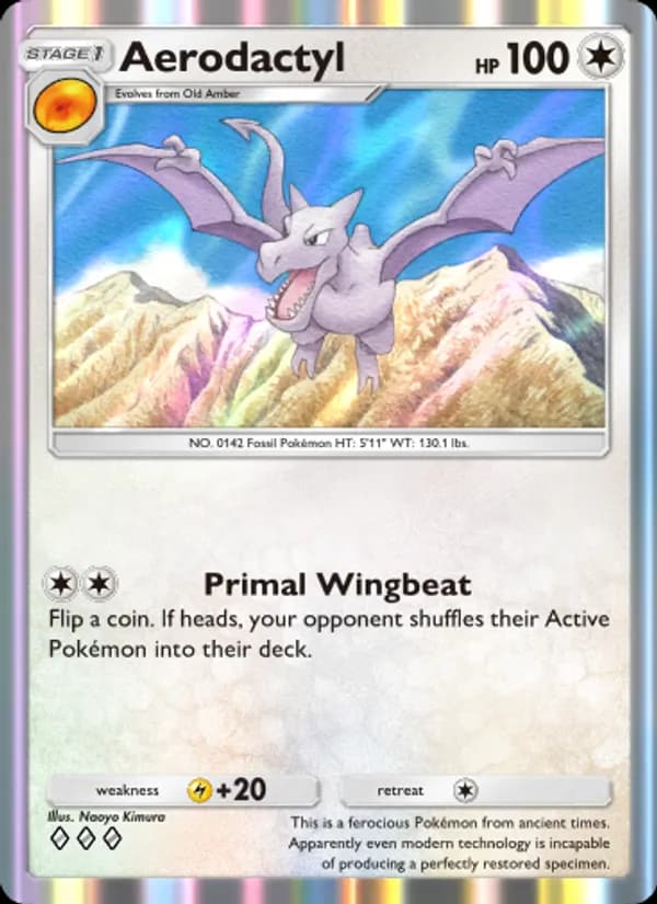 Aerodactyl, carta 210 de Genetic Apex