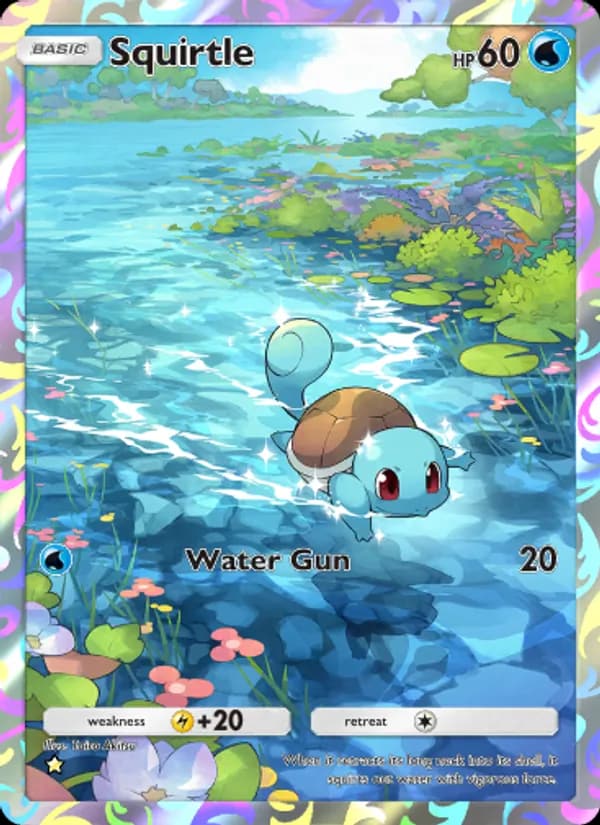 Squirtle, carta 232 de Genetic Apex