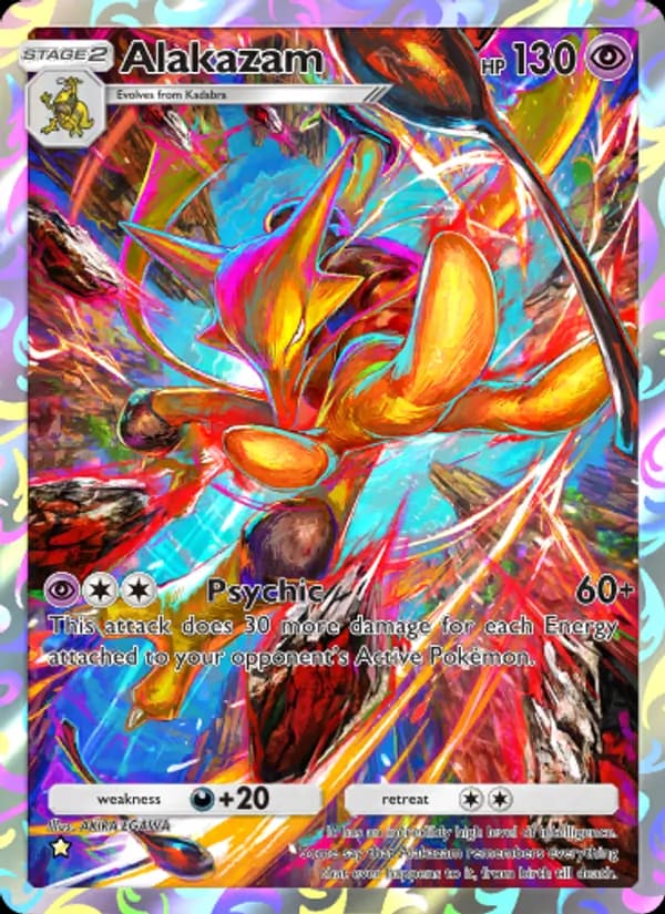 Alakazam, carta 236 de Genetic Apex