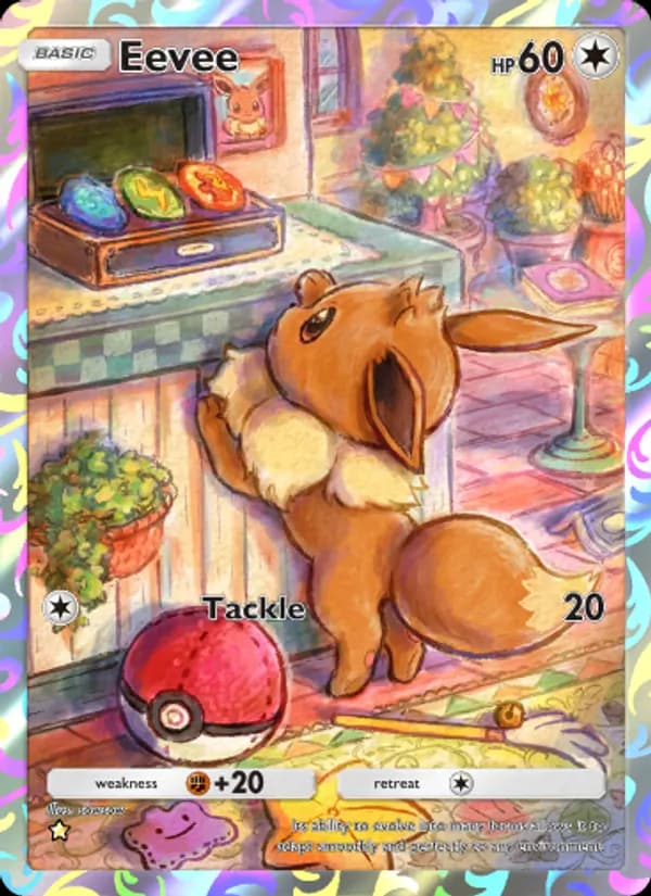 Eevee, carta 248 de Genetic Apex