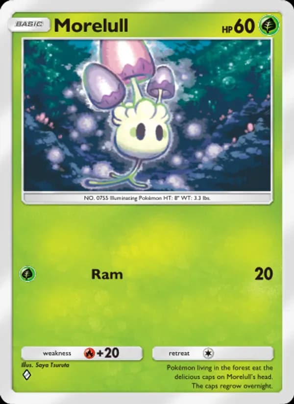 Morelull, carta 007 de Mythical Island