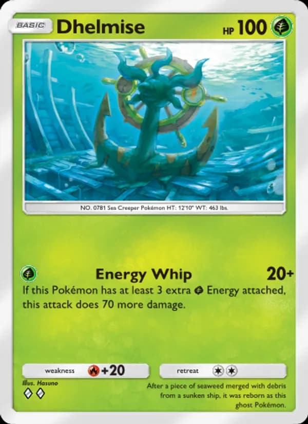 Dhelmise, carta 009 de Mythical Island