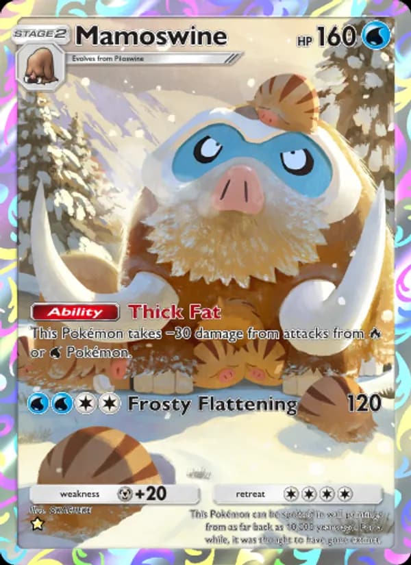 Mamoswine, carta 160 de Space-Time Smackdown