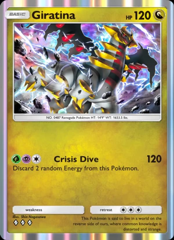 Giratina, carta 061 de Triumphant Light