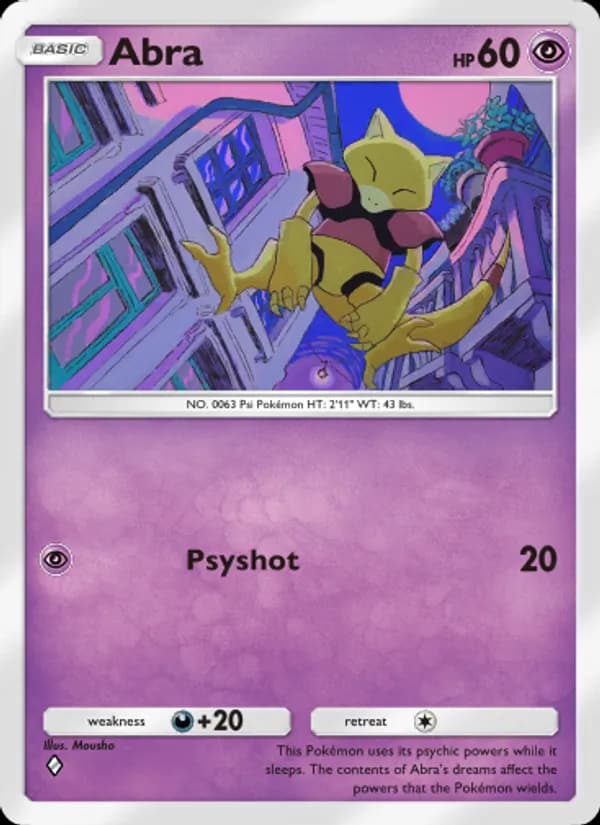 Abra, carta 029 de Shining Revelry