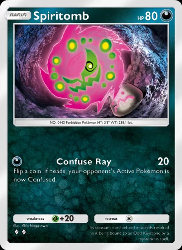 Spiritomb, carta 049 de Shining Revelry