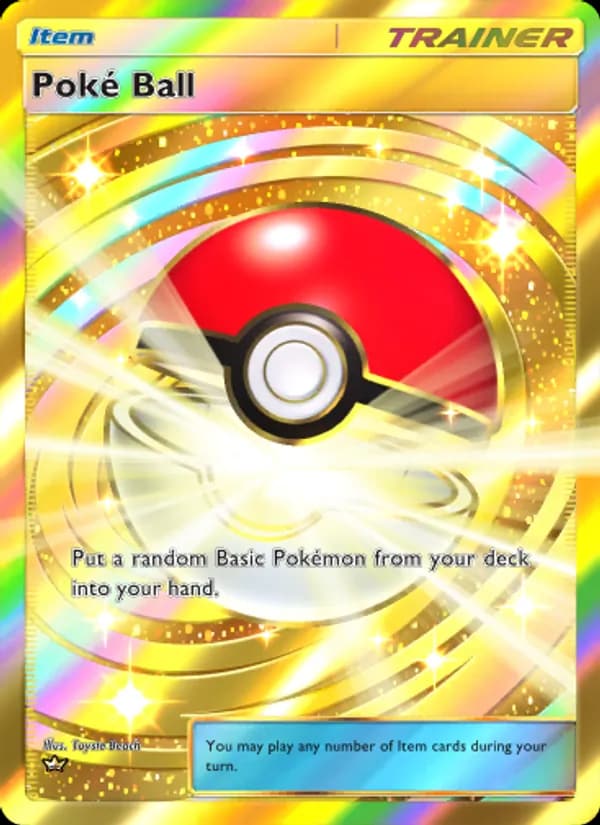 Poké Ball, carta 111 de Shining Revelry