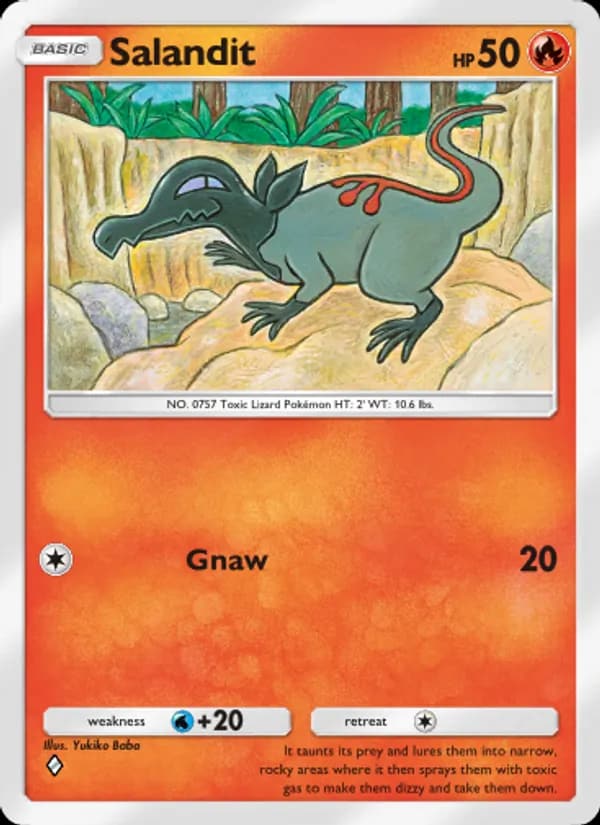 Salandit, carta 035 de Celestial Guardians
