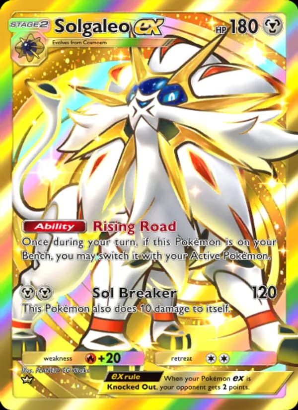 Solgaleo ex, carta 239 de Celestial Guardians