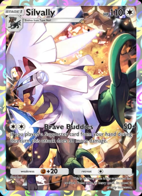 Silvally, carta 074 de Extradimensional Crisis