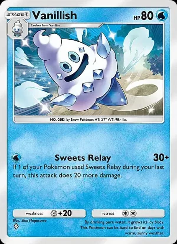 Vanillish, carta 019 de Eevee Grove
