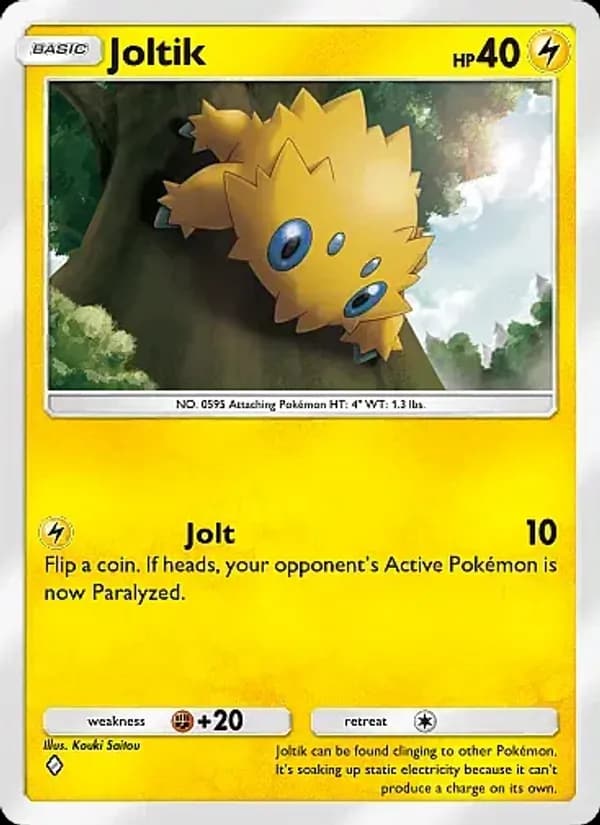 Joltik, carta 026 de Eevee Grove