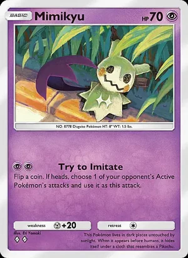 Mimikyu, carta 035 de Eevee Grove