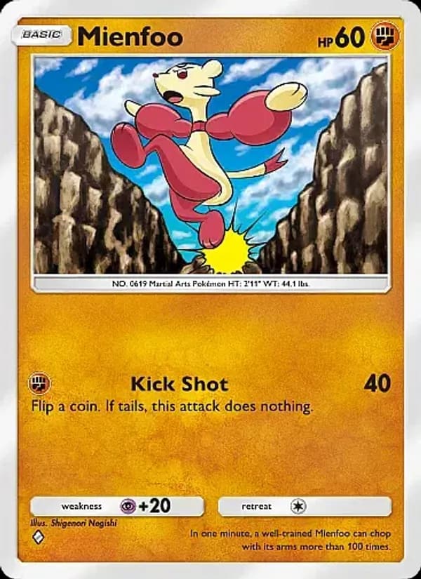 Mienfoo, carta 040 de Eevee Grove