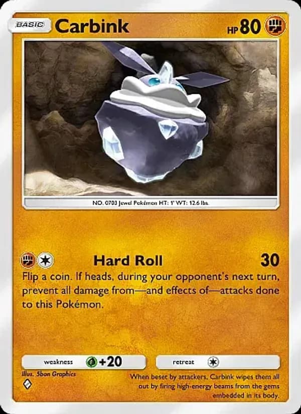 Carbink, carta 042 de Eevee Grove